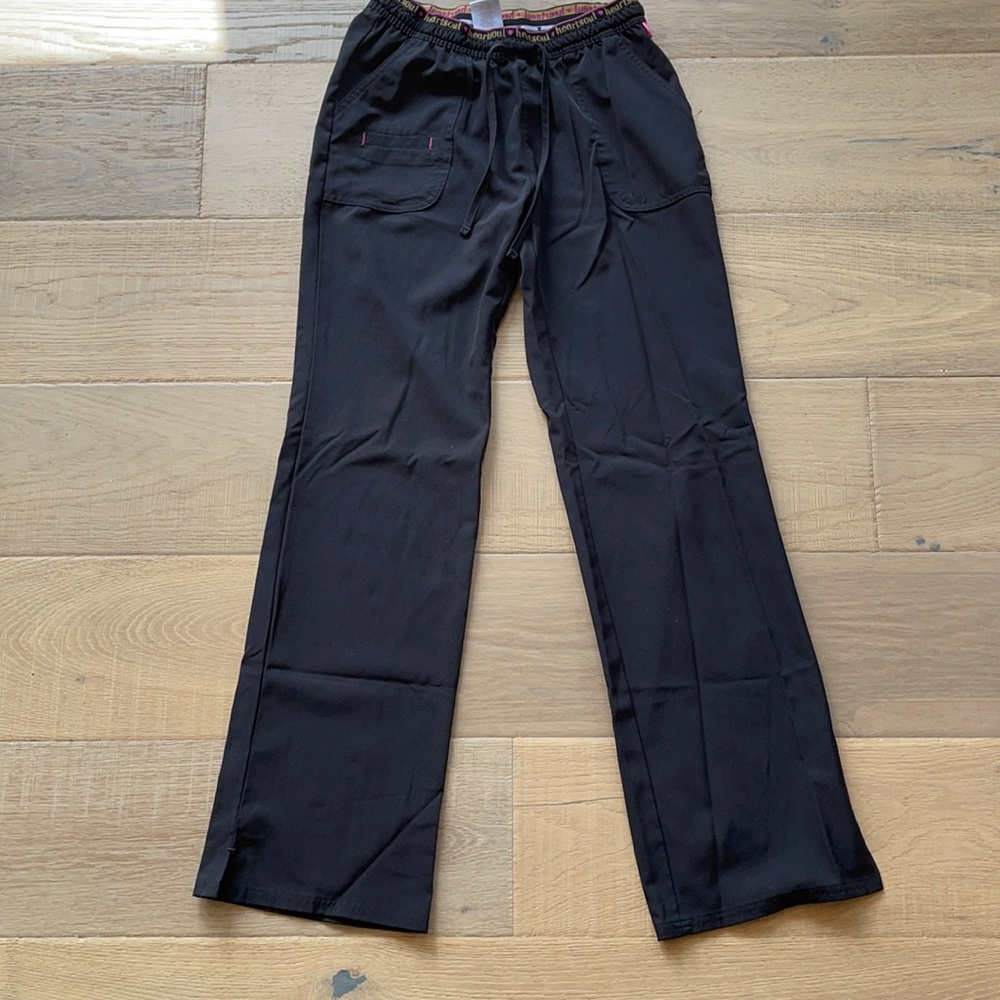 Heartsoul black scrub pants